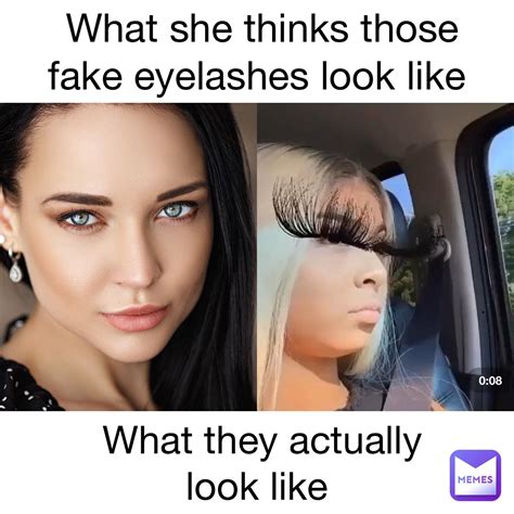 eyelashes meme funny